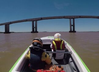POR UNA COMPETENCIA NÁUTICA EN SANTA FE PIDEN NO NAVEGAR POR UN SECTOR DEL RÍO PARANÁ