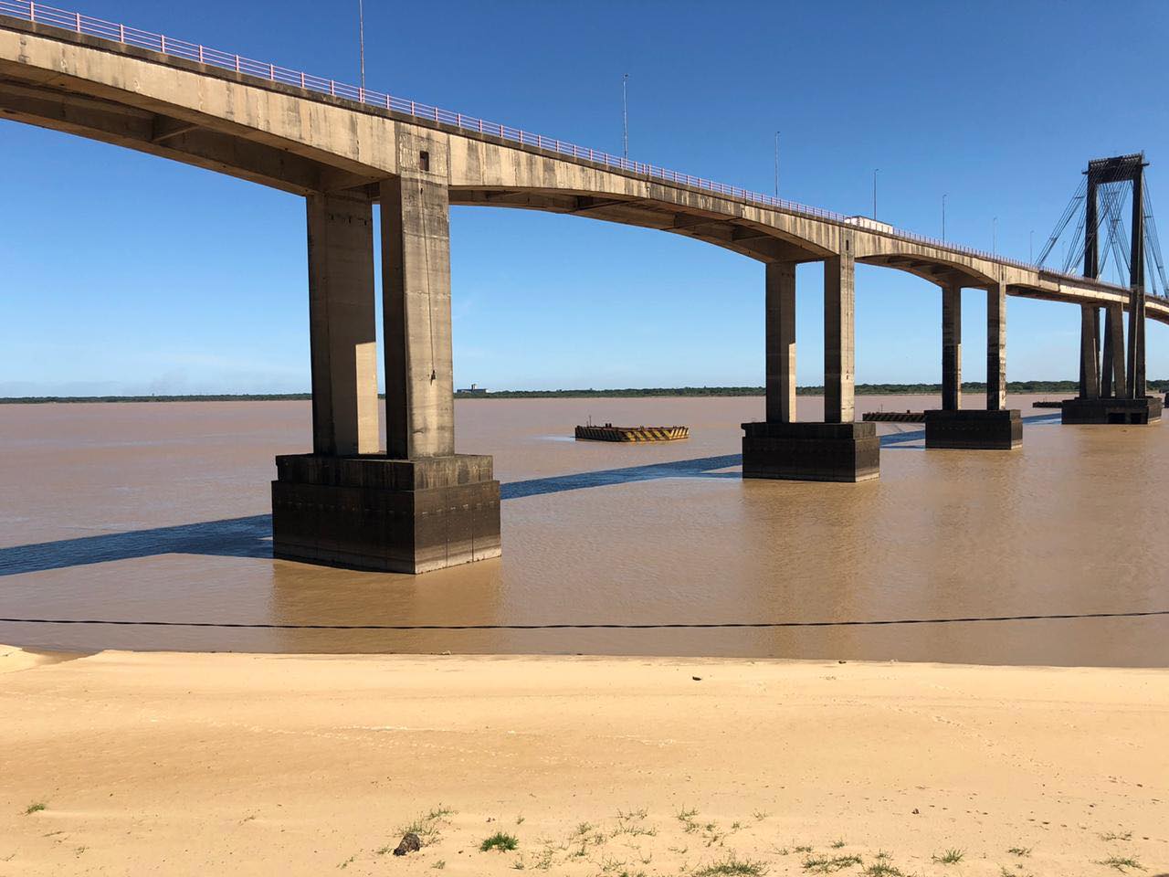 Bajante del Río Paraná en Corrientes