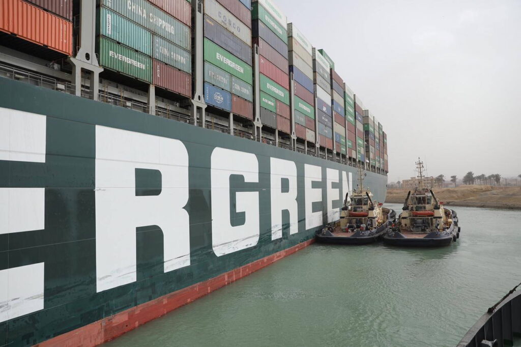 Bloqueo canal de Suez