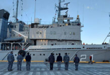 ARMADA ARGENTINA: EL AVISO ARA “PUERTO ARGENTINO” ZARPÓ DE USHUAIA