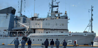 ARMADA ARGENTINA: EL AVISO ARA “PUERTO ARGENTINO” ZARPÓ DE USHUAIA