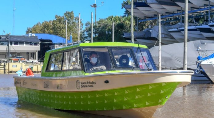 SAN FERNANDO INCORPORÓ UNA NUEVA LANCHA PARA ASISTIR A LOS VECINOS DEL DELTA
