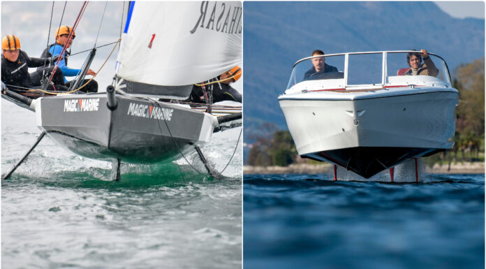 BARCOS VOLADORES: VELA CONTRA MOTOR