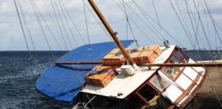 ABANDONAR EL BARCO Y UTILIZAR LA BALSA DE EMERGENCIA