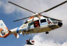 VIDEO- DRAMÁTICO RESCATE EN EL MAR: PREFECTURA AEROEVACUÓ A UN TRIPULANTE DE UN BARCO PESQUERO