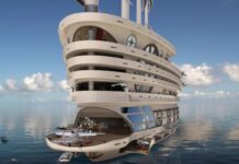 “GALLEON”: UN YATE DE LUJO FUTURISTA QUE SE CONVIRTIÓ EN EL ÚLTIMO BARCO VIRAL
