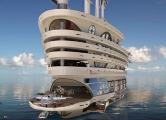 “GALLEON”: UN YATE DE LUJO FUTURISTA QUE SE CONVIRTIÓ EN EL ÚLTIMO BARCO VIRAL