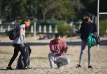 BAJANTE DEL PARANÁ: UNA EXCUSA PARA LIMPIAR LAS ORILLAS DE LA LAGUNA SETÚBAL EN SANTA FE