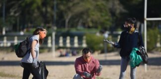 BAJANTE DEL PARANÁ: UNA EXCUSA PARA LIMPIAR LAS ORILLAS DE LA LAGUNA SETÚBAL EN SANTA FE
