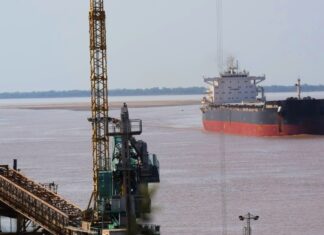 EL RÍO PARANÁ VUELVE A ESTAR EN BAJANTE EN LOS PUERTOS ENTRERRIANOS