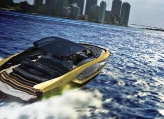LANZAN EL PRIMER YATE DE ALTA VELOCIDAD INSPIRADO EN LAMBORGHINI