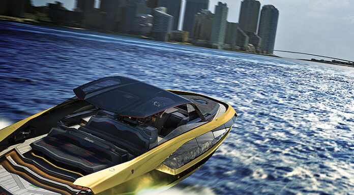 LANZAN EL PRIMER YATE DE ALTA VELOCIDAD INSPIRADO EN LAMBORGHINI