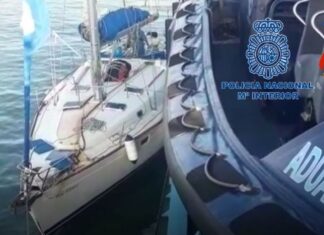 ESPAÑA – INTERCEPTAN UN VELERO CON UNA TONELADA DE COCAÍNA PROCEDENTE DEL CARIBE