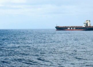 INDIA: UN INCENDIO EN LA SALA DE MÁQUINAS DE UN BARCO MSC DEJA A UN MIEMBRO DE LA TRIPULACIÓN MUERTO