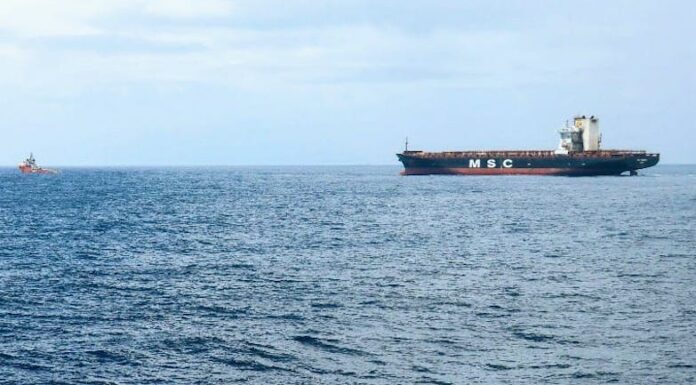 INDIA: UN INCENDIO EN LA SALA DE MÁQUINAS DE UN BARCO MSC DEJA A UN MIEMBRO DE LA TRIPULACIÓN MUERTO