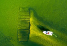 VIDEO- POR LA BAJANTE, HALLAN UNA EMBARCACIÓN HUNDIDA EN EL RÍO PARANÁ