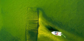 VIDEO- POR LA BAJANTE, HALLAN UNA EMBARCACIÓN HUNDIDA EN EL RÍO PARANÁ