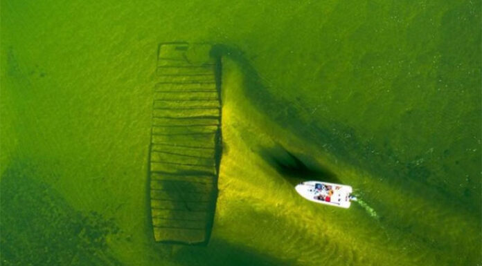 VIDEO- POR LA BAJANTE, HALLAN UNA EMBARCACIÓN HUNDIDA EN EL RÍO PARANÁ
