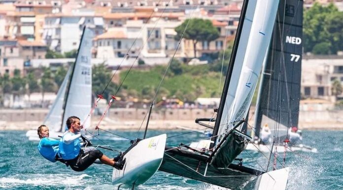 DOS ENTRERRIANOS DISPUTAN EL MUNDIAL DE VELEROS FÓRMULA 18 EN ITALIA