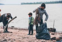 SANTA FE: VECINOS DE SAN LORENZO LIMPIARON LA COSTANERA DEL PARANÁ