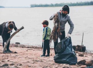 SANTA FE: VECINOS DE SAN LORENZO LIMPIARON LA COSTANERA DEL PARANÁ