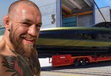 CONOR MCGREGOR RECIBIÓ SU EXCLUSIVO “AUTO-YATE” DE LAMBORGHINI Y LO PRESUMIÓ EN REDES SOCIALES