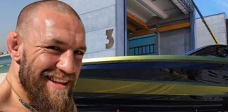 CONOR MCGREGOR RECIBIÓ SU EXCLUSIVO “AUTO-YATE” DE LAMBORGHINI Y LO PRESUMIÓ EN REDES SOCIALES