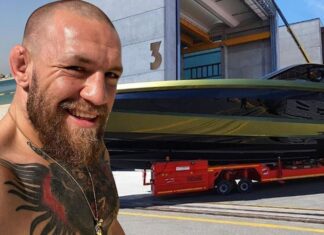 CONOR MCGREGOR RECIBIÓ SU EXCLUSIVO “AUTO-YATE” DE LAMBORGHINI Y LO PRESUMIÓ EN REDES SOCIALES