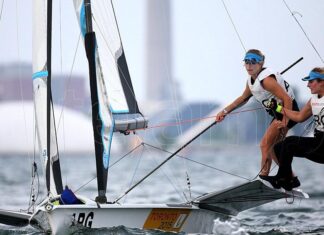 JUEGOS OLÍMPICOS – TRAVASCIO Y BRANZ GANARON EN 49er FX E INGRESARON A LA ZONA DE “MEDAL RACE”