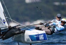 JUEGOS OLÍMPICOS – LANGE Y CARRANZA CONTINÚAN CUARTOS EN LA CLASE NACRA 17