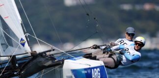 JUEGOS OLÍMPICOS – LANGE Y CARRANZA CONTINÚAN CUARTOS EN LA CLASE NACRA 17