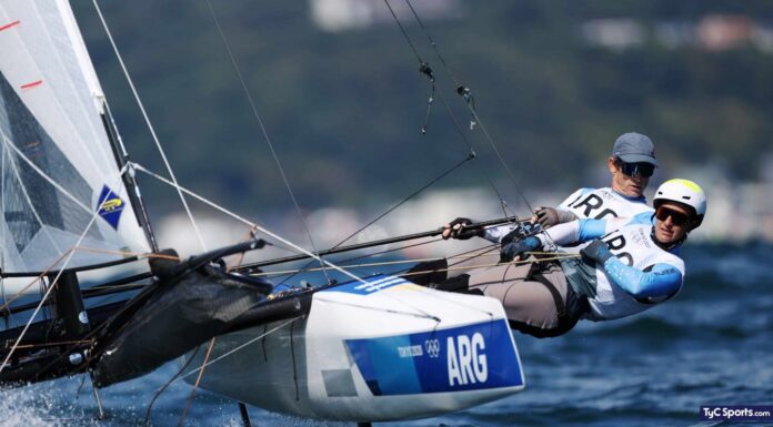 JUEGOS OLÍMPICOS – LANGE Y CARRANZA CONTINÚAN CUARTOS EN LA CLASE NACRA 17