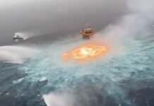 AFIRMAN QUE NO HAY DAÑOS AMBIENTALES POR EL INCENDIO DEL “OJO DE FUEGO” EN EL GOLFO DE MÉXICO