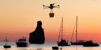 DRONE TO YACHT: EL DELIVERY AÉREO PARA YATES ARRANCA EN IBIZA