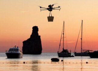 DRONE TO YACHT: EL DELIVERY AÉREO PARA YATES ARRANCA EN IBIZA
