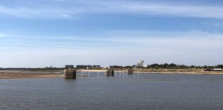 BAJANTE DEL RÍO PARANÁ: APARECIÓ SUELO LAGUNAR AL SUR DE LOS PILOTES EN LA LAGUNA SETÚBAL