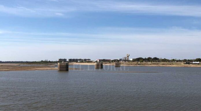 BAJANTE DEL RÍO PARANÁ: APARECIÓ SUELO LAGUNAR AL SUR DE LOS PILOTES EN LA LAGUNA SETÚBAL