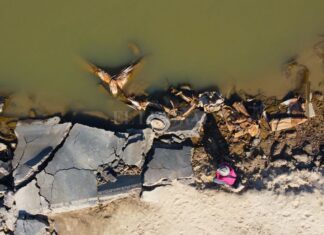 DEBIDO A LA BAJANTE APARECIÓ UNA CAMIONETA QUE SE HABÍA “TRAGADO” EL RÍO PARANÁ TRAS UN ACCIDENTE EN 2003