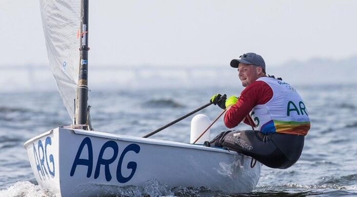 OLEZZA TERMINÓ OCTAVO EN LA MEDAL RACE EN LA CLASE FINN