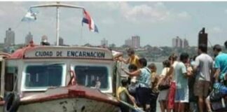 EN PARAGUAY PRESENTARON UN PROYECTO PARA SALVAR LA HISTÓRICA LANCHA “CIUDAD DE ENCARNACIÓN”