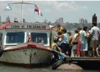 EN PARAGUAY PRESENTARON UN PROYECTO PARA SALVAR LA HISTÓRICA LANCHA “CIUDAD DE ENCARNACIÓN”