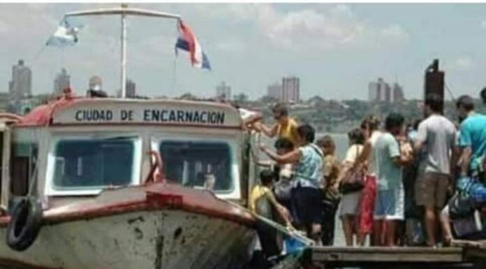 EN PARAGUAY PRESENTARON UN PROYECTO PARA SALVAR LA HISTÓRICA LANCHA “CIUDAD DE ENCARNACIÓN”