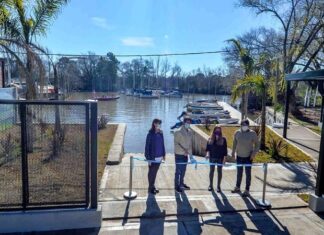 SAN FERNANDO – EL INTENDENTE ANDREOTTI INAUGURÓ EL NUEVO MUELLE PÚBLICO PARA VECINOS ISLEÑOS