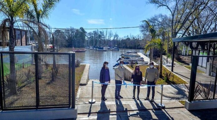 SAN FERNANDO – EL INTENDENTE ANDREOTTI INAUGURÓ EL NUEVO MUELLE PÚBLICO PARA VECINOS ISLEÑOS