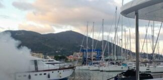 INCENDIO A BORDO DE UN BAGLIETTO DE 18 METROS EN ITALIA