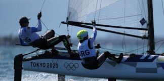 LANGE Y CARRANZA CERRARON LOS JUEGOS OLÍMPICOS DE TOKIO 2020 QUEDÁNDOSE CON LA MEDAL RACE