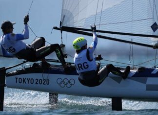 LANGE Y CARRANZA CERRARON LOS JUEGOS OLÍMPICOS DE TOKIO 2020 QUEDÁNDOSE CON LA MEDAL RACE
