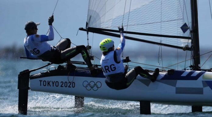 LANGE Y CARRANZA CERRARON LOS JUEGOS OLÍMPICOS DE TOKIO 2020 QUEDÁNDOSE CON LA MEDAL RACE