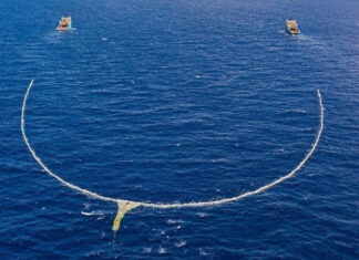 CON UNA ENORME RED INTENTARÁN REMOVER “LA GRAN MANCHA DE BASURA DEL PACÍFICO”