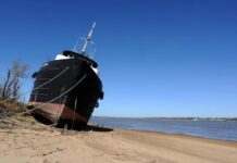 EL RÍO PARANÁ REGISTRA LOS NIVELES MÁS BAJOS DE LOS ÚLTIMOS 25 AÑOS EN EL LÍMITE CON PARAGUAY